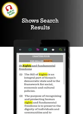 The Constitution of Kenya android App screenshot 1